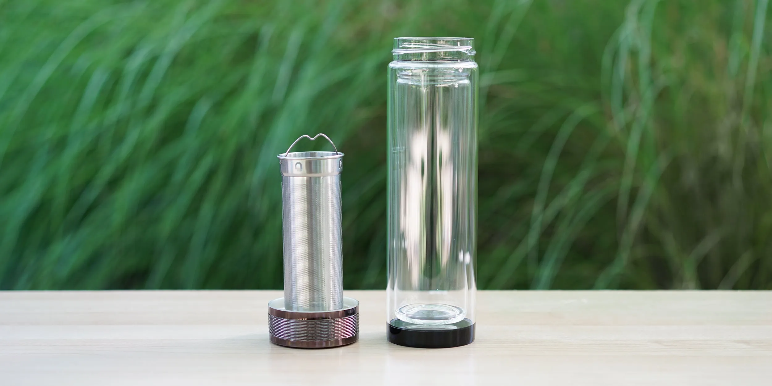 Double Walled Glass Thermos