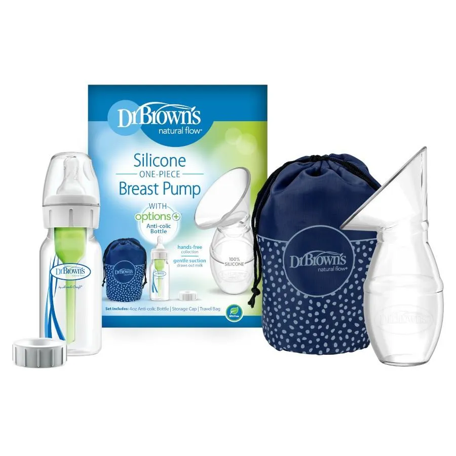 Dr. Brown's - One-Piece Silicone Breast Pump Set