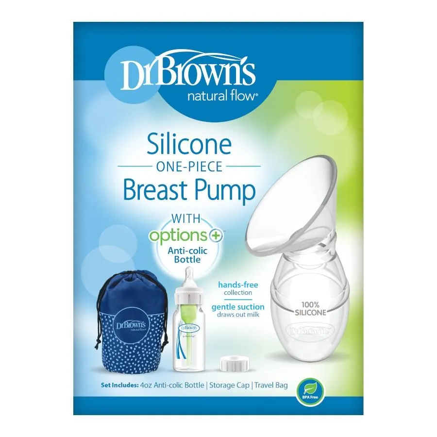 Dr. Brown's - One-Piece Silicone Breast Pump Set