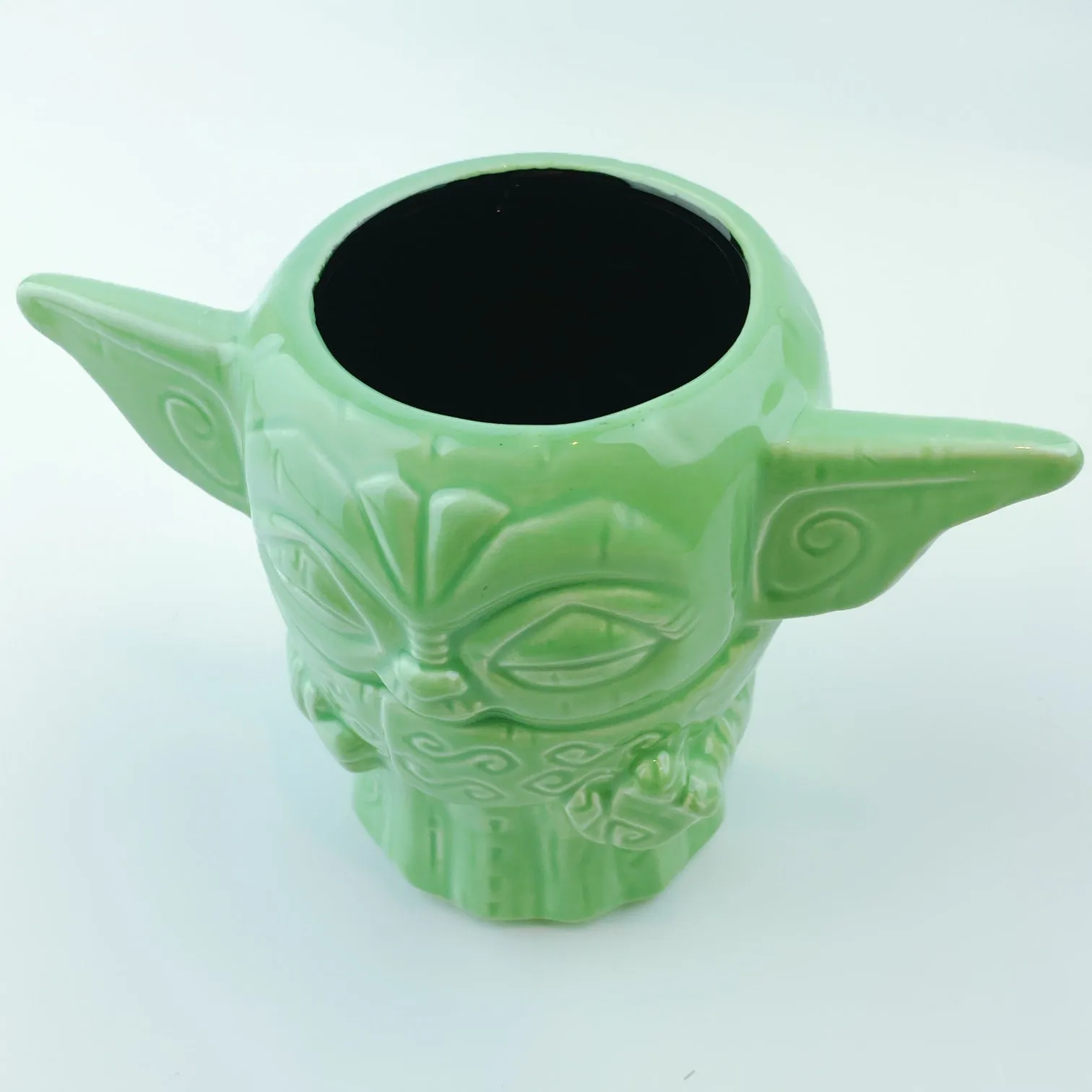 Geeki Tikis Star Wars "Baby Yoda" Force Pose The Mandalorian The Child Tiki Style Ceramic Drinking Mug