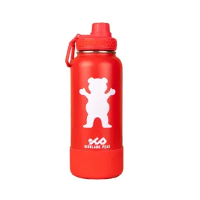 Grizzly X Highland Peak Bottle, Red