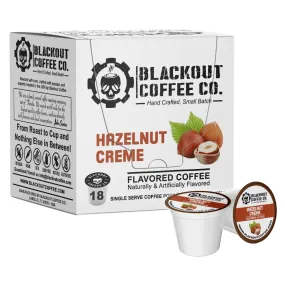 HAZELNUT CREME FLAVORED COFFEE PODS 18CT