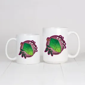 May Crystal & Flower Birthstone Mug