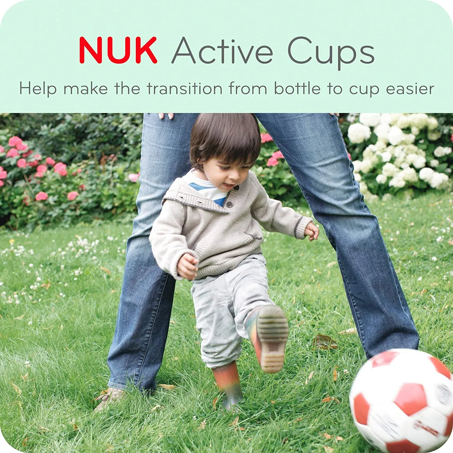 NUK Tritan Material Active Cup, 10 oz., Pink