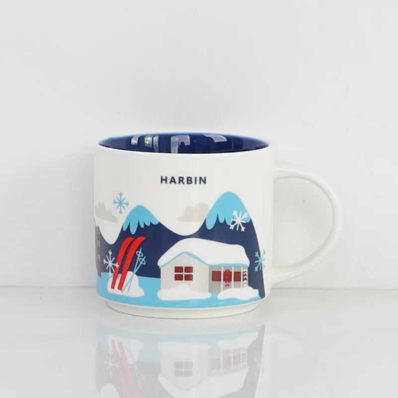 Places Creative Ceramic Coffee Mug