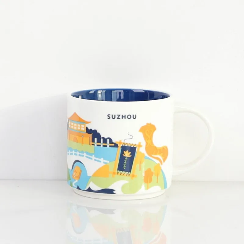 Places Creative Ceramic Coffee Mug