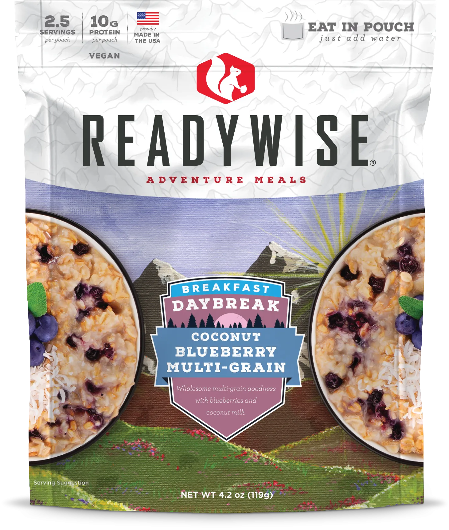 ReadyWise - Daybreak Coconut Milk Blueberry Multi-Grain - 6 Pack