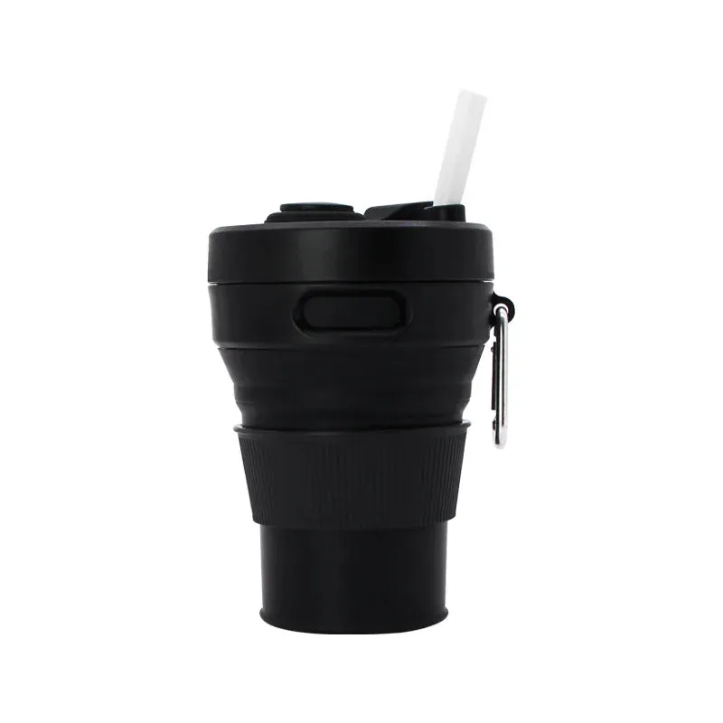 Reusable Portable Sip-and-Go Collapsible Cup