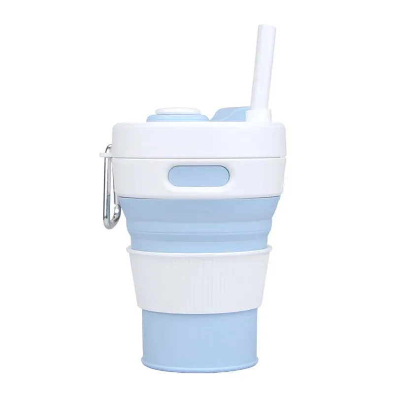 Reusable Portable Sip-and-Go Collapsible Cup