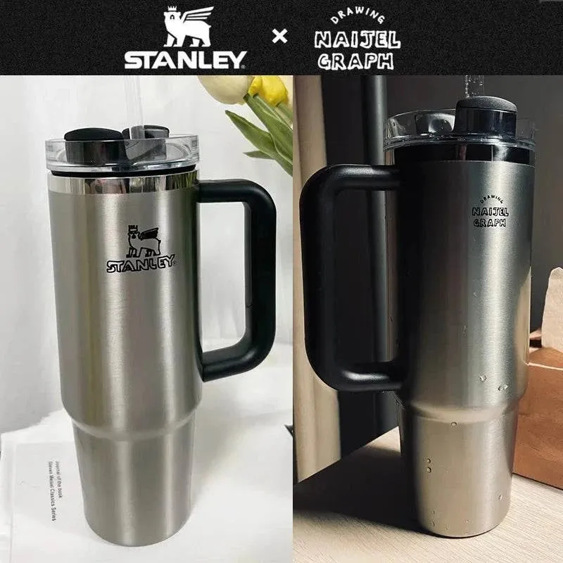 Stanley 2024 New Colors Quencher H2.0 FlowState Tumbler Insulated Thermal Coffee Cup Stainless Steel Travel Mug Large Capacity