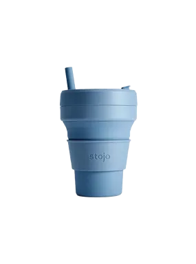 Stojo Collapsible Cup Biggie 16oz/470ml (Steel)