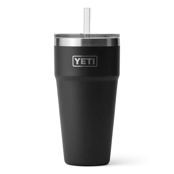 Yeti Rambler 26oz Straw Cup - Black