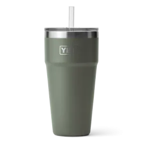 Yeti Rambler 26oz Straw Cup - Camp Green